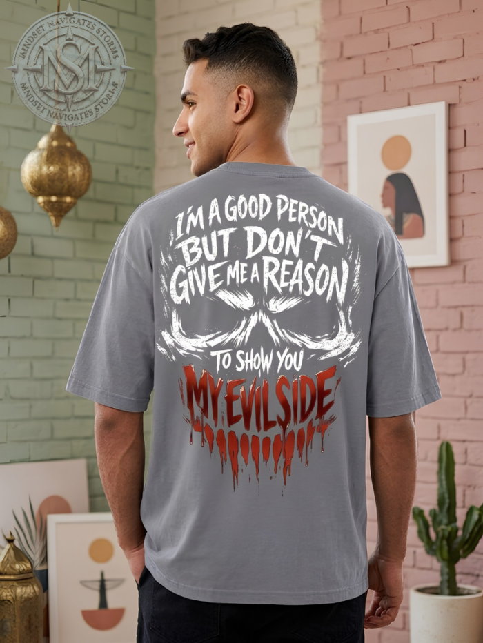 ⁦تيشيرت أوفر سايز 08⁩ - الصورة ⁦2⁩