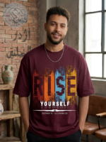 ⁦تيشيرت أوفر سايز 07⁩ - الصورة ⁦5⁩