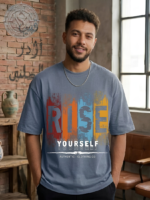 ⁦تيشيرت أوفر سايز 07⁩ - الصورة ⁦3⁩